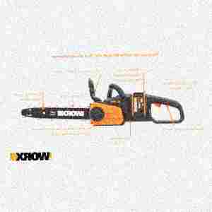 Пила цепная worx WG384E 40V 35см аккумуляторная